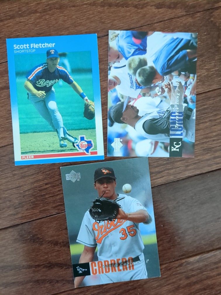 3 Baseball Cards