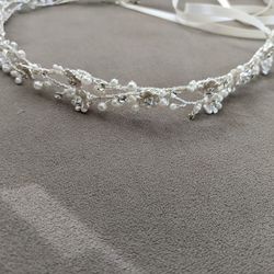 Bridal/Evening Head Wear With Ribbon 