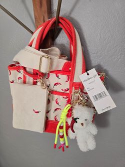 New Madden Girl Chili Peppers Mini Tote Bag