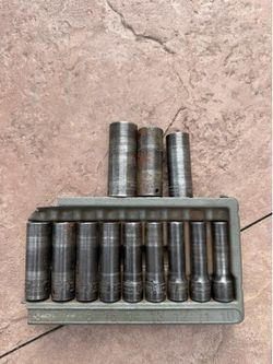 Snap On 1/2 Impact Deep Sockets Metric
