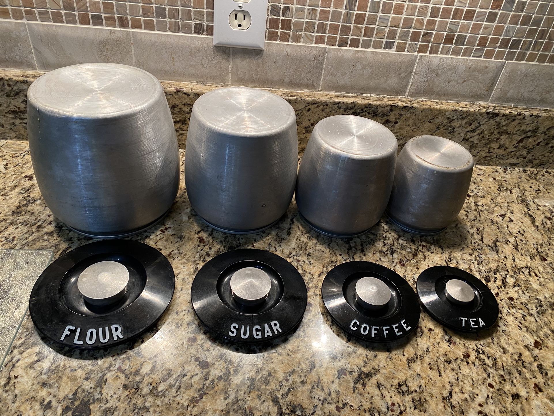 Vintage Kromex Canister Set