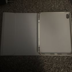 iPad case and Apple Pencil