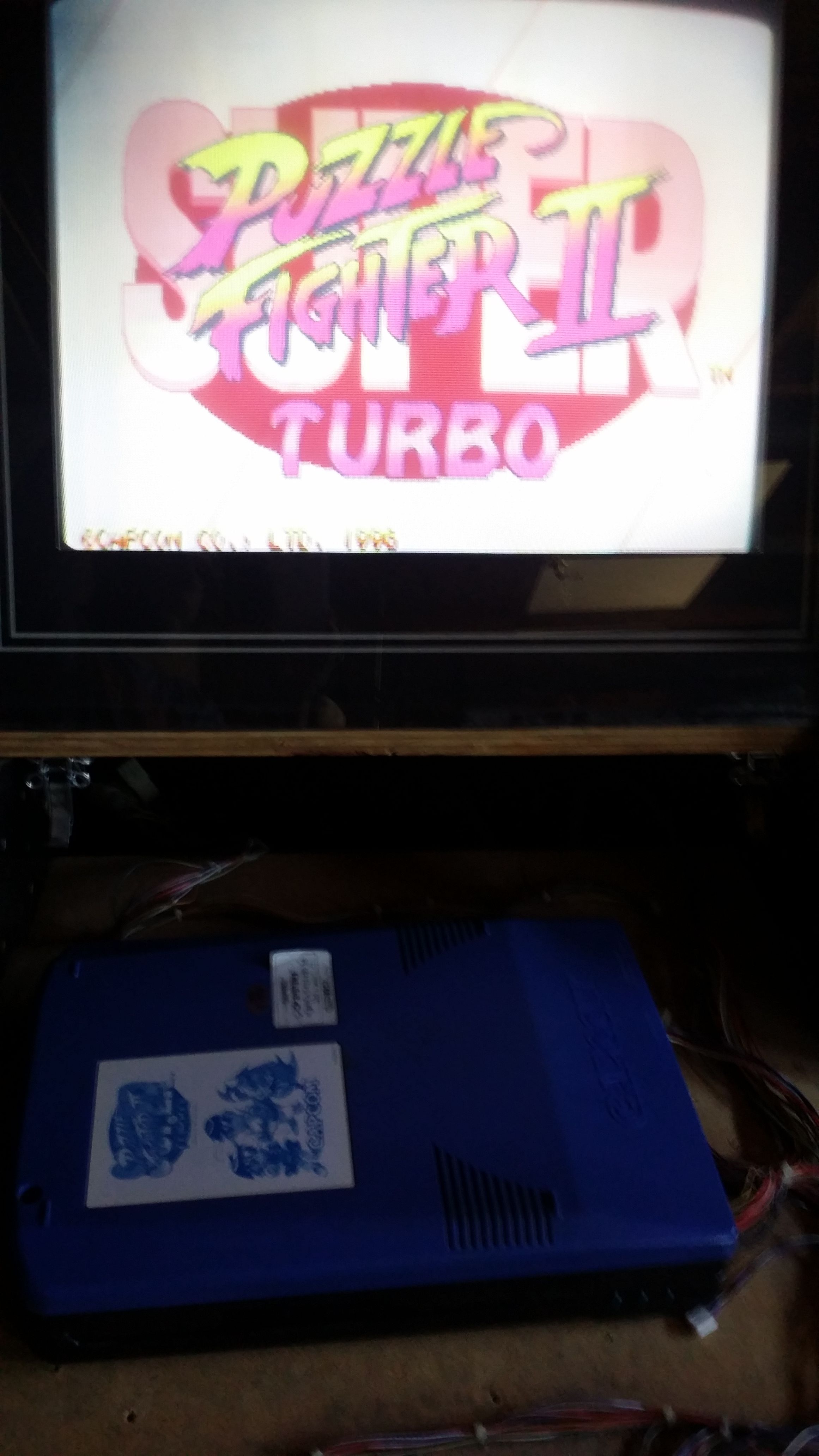 Super puzzle fighter 2 turbo blue cps2 A and B board set for your jamma arcade game cabinet. Please look at my other offers for more games.