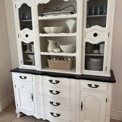 Farmhouse Style China Cabinet 
