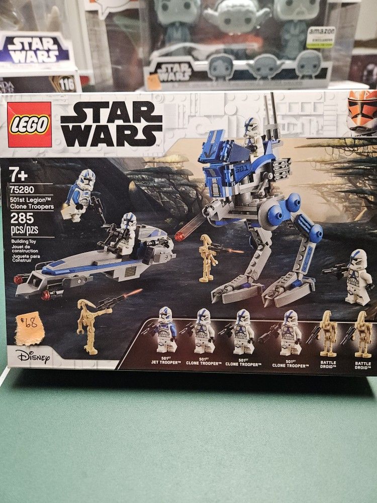 New Lego Star Wars 75280 501st Legion Clone Troopers Set - W All Minifigs