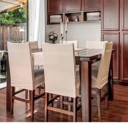 Dark Wood Dining Table