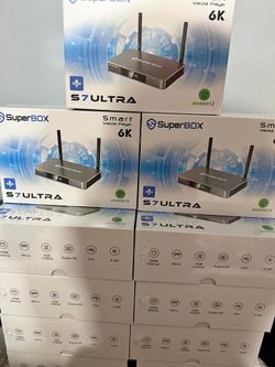 SUPERBOX • VSEEBOX • S7 MAX • S7 PRO • S7 ULTRA • V6 PLUS • V6 MAX • ELITE ULTRA SMART TV BOX • STREAMING DEVICE • 4K MEDIA PLAYER 