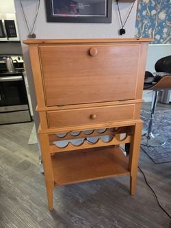 Vintage Eddie Bauer Bar Hutch