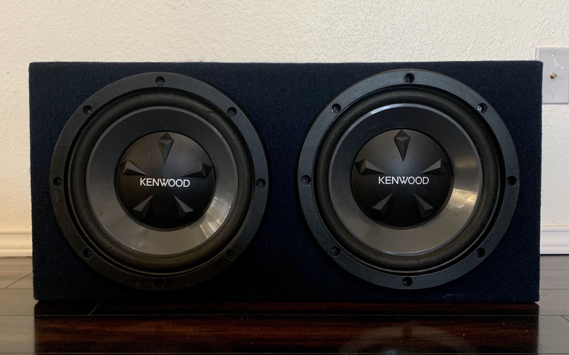 Pair of 12” Kenwood 800W Car Subwoofers in Box - NICE