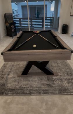 New pool  w/ balls and 2 sticks