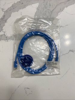 7ft CAT6 Blue Booted Ethernet Patch Cable