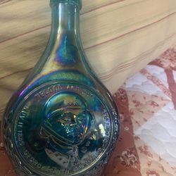 Vintage Wheaton Blue Gen. George S Patton Bottle