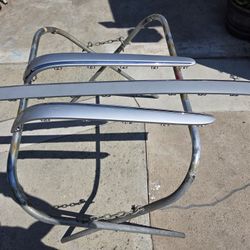 Mercedes Benz E class BUMPER TRIM MOLDING LEFT RIGHT $ CENTER rear in gray, OEM ORIJINAL, all 3 molding