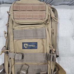 Backpack "DRAGO GEAR" KHAKI COLOR  "BRAND NEW"