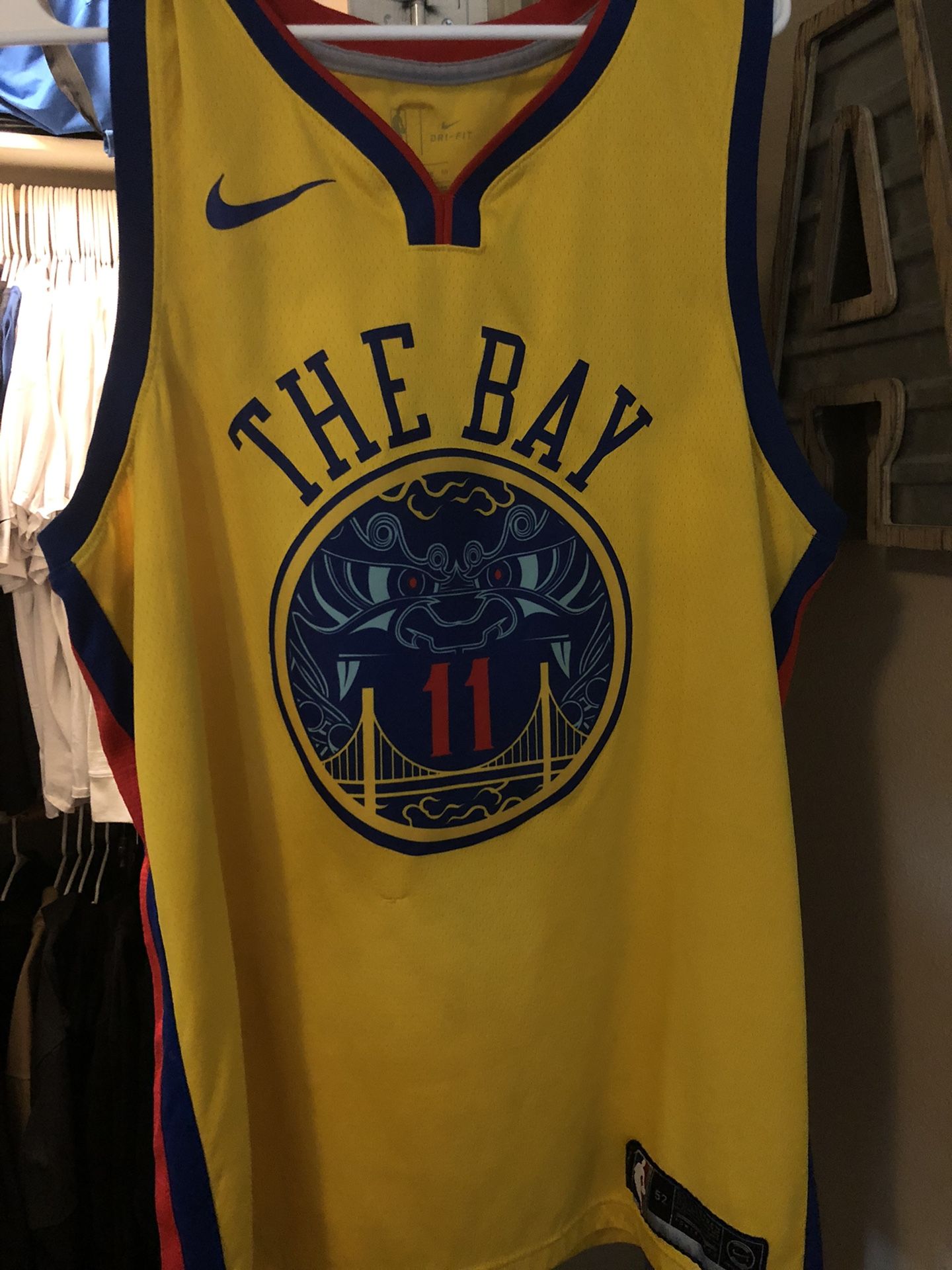 Klay Thompson Warriors Chinese New Year Jersey