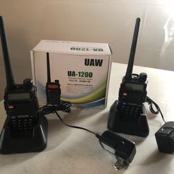 DUAL BAND TWO-WAY RADIO, BLACK