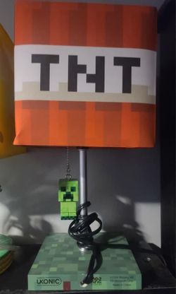 Creeper Minecraft Tnt Lamp