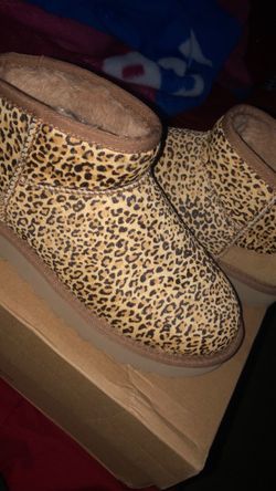 Leopard Uggs Ultra Mini