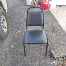 180 Black Cushion Stackable Chairs 