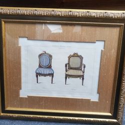 French Furniture Print