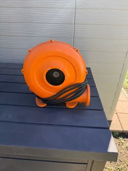 Orange Inflatable Bounce House Blower Fan
