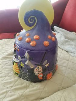 Collectible vintage Nightmare Before Christmas cookie jar