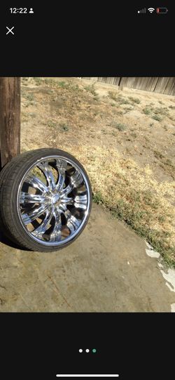 22 inch versantes with tires