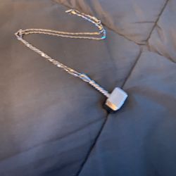 Sterling Silver Thor Hammer Pendant 