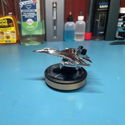 Solar Panel Jet With Spinning Propellers