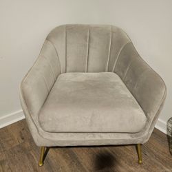 Grey Accent Chair