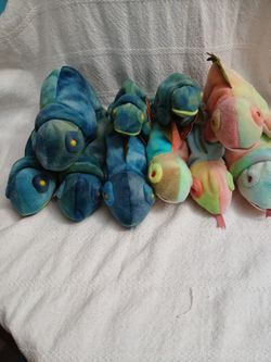 Beanie Babie (Rainbow & Iggy)who's? Who!  Boy George  Collection 🌈 Best Offer!