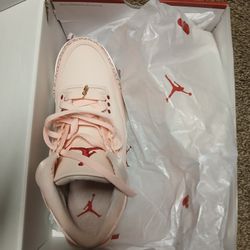 Retro Vday Jordan 3s Size 10 In Woman 8.5 In Men
