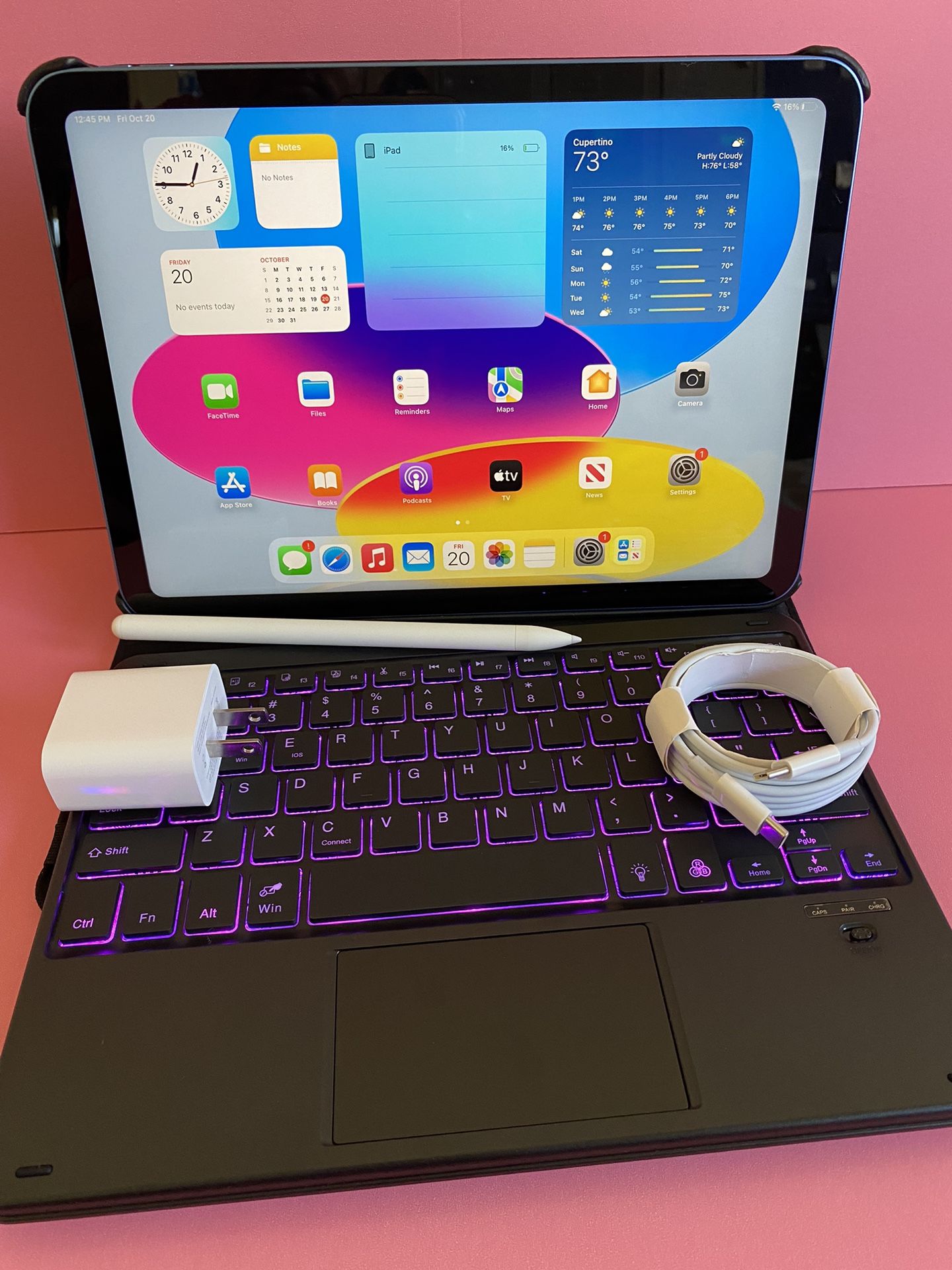 256gb Apple IPad 10th Generation (10.9” Liquid Retina / Latest 2022 mode/) with pen, keyboard case & Accessories (warranty 08/2024),All Products : American Fashion Style Bags On Sale