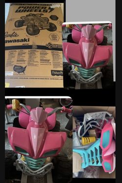 Barbie Kawasaki Quad Power Wheel