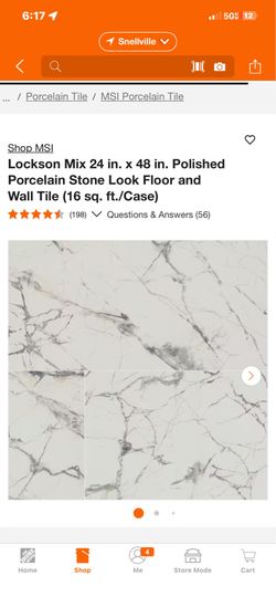 Safari Glacier 8 in. x 36 in. Porcelain Floor and Wall Tile (11.52 sq. ft. /Case)