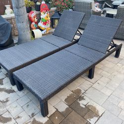 Wicker Loungers 