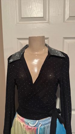 Blinged out top
