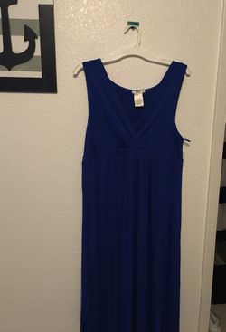 Navy blue Maternity dress