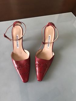 Manolo Blahnik Red heel shoes for women