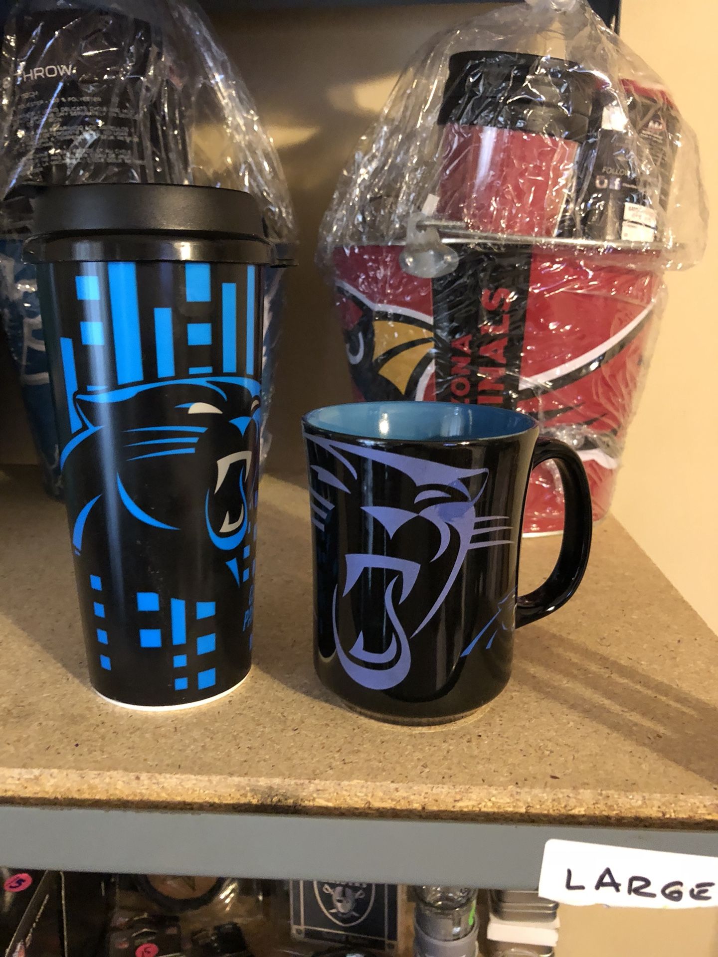 Carolina Panthers cup and coffee mug