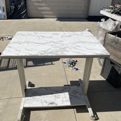 Small table with wheels