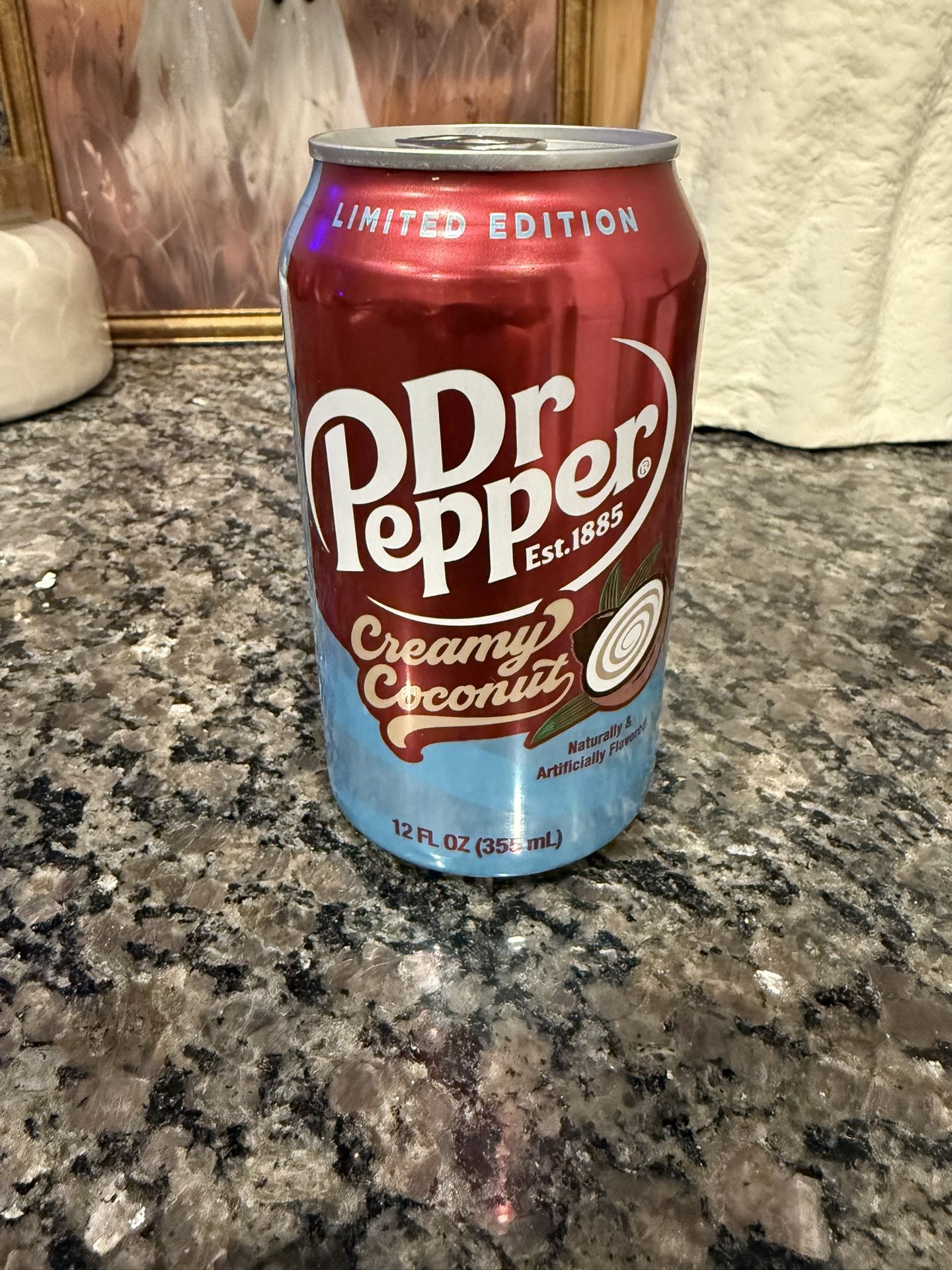 New Sealed Limited Edition Dr Pepper Creamy Coconut Soda 1 Single Can