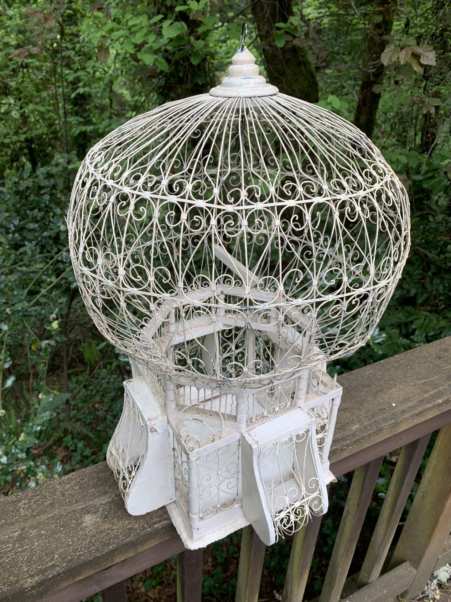 Vintage Hanging Bird Cage