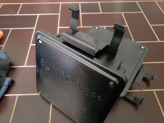 sunpower solar panel rail mounted junction box 4 for $50