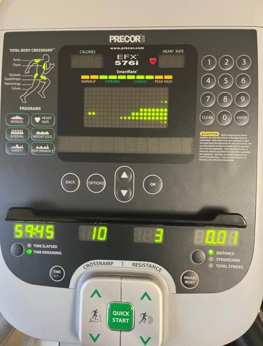 Precor-EFX 576i Elliptical-Cross