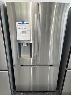 LG counter depth max  23.7 cu. Ft. French door smart refrigerator