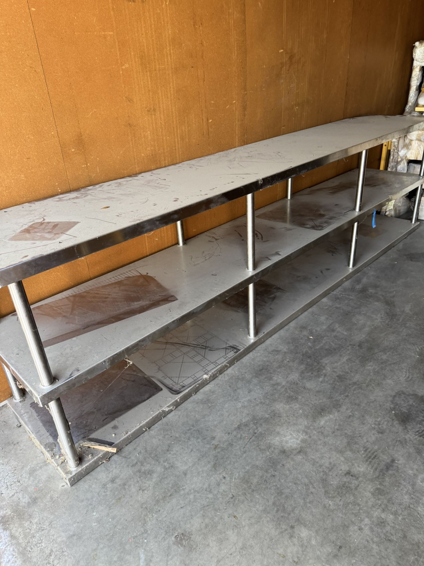 Commercial Grade Stainless Steel Three Shelves