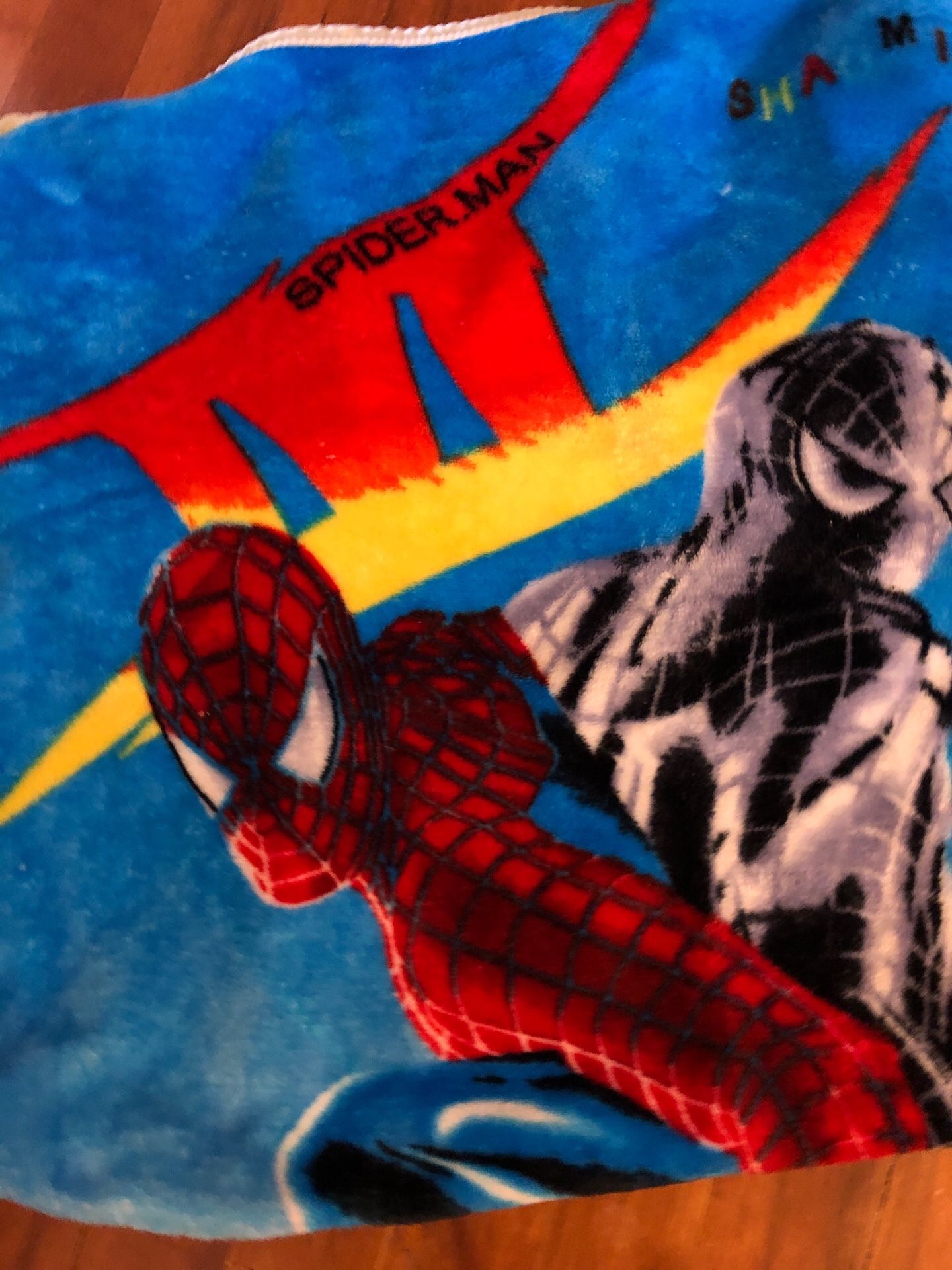 Spiderman small blanket for kids