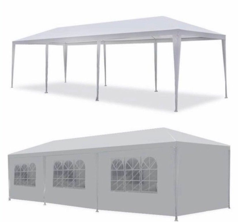 New10´x30´ Wedding Party Tent Outdoor Canopy Tent with 8 Side Walls White Sports & Outdoors