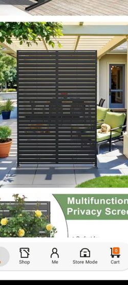 Metal Privacy Screen have 2